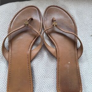 Tory Burch Brown Leather Sandals Brown Sz 8